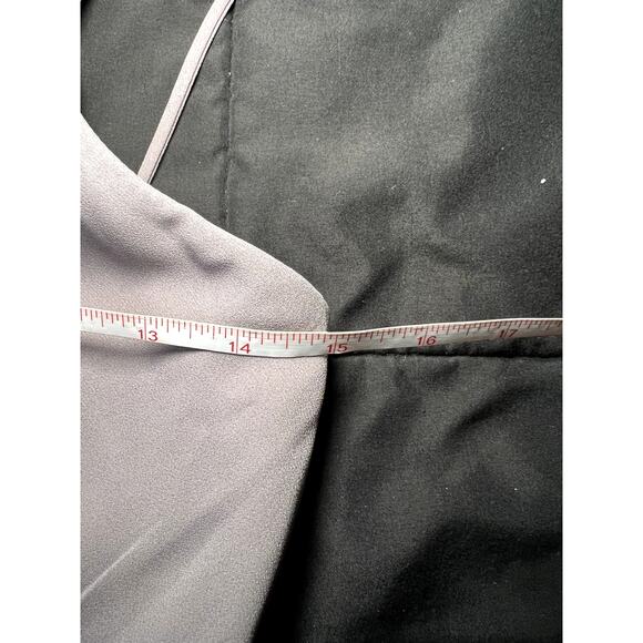 Davids Bridal crinkle chiffon‎ spaghetti strap wrap bridesmaid dress womens 6 - Picture 12 of 13